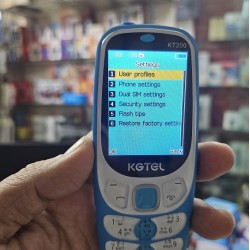 KGTEL KT200 Feature Phone Dual Sim Blue