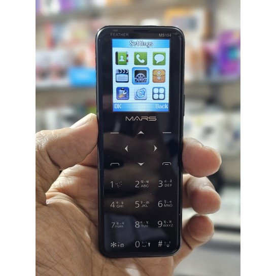 MARS MS104 Dual Sim Touch Button Phone Black