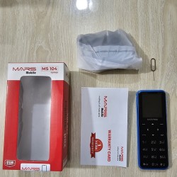MARS MS104 Dual Sim Touch Button Phone Blue