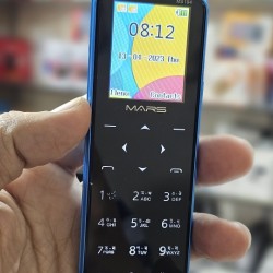 MARS MS104 Dual Sim Touch Button Phone Blue