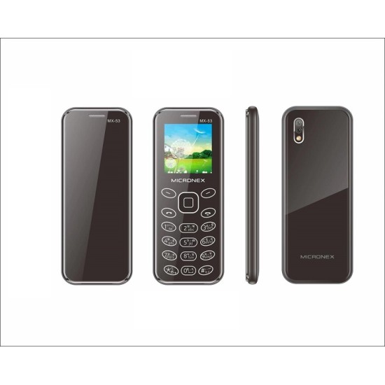 Micronex MX53 Super Slim Mini Phone Dual Sim Warranty - Black