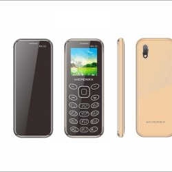 Micronex MX53 Super Slim Mini Phone Dual Sim Warranty - Gold