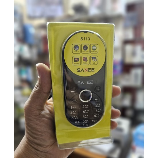 SANEE S113 Dual Sim Phone With Warranty Black