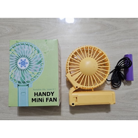 Mini Handy Folding Charging Fan Desk Style