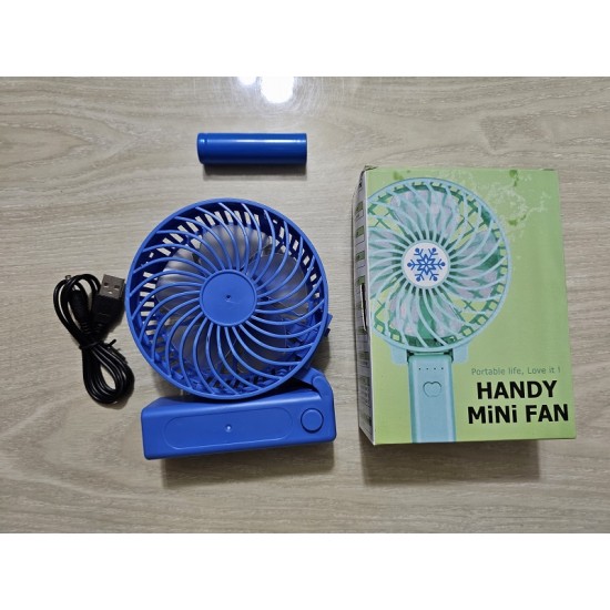 Mini Handy Folding Charging Fan Desk Style