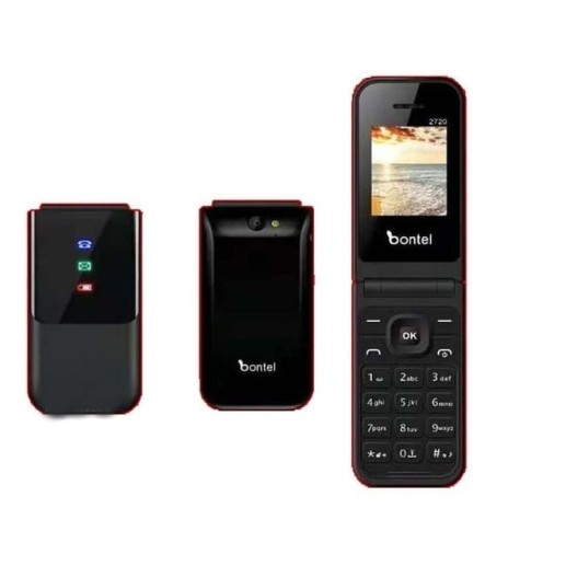 Bontel 2720 Folding Phone Dual Sim Black Bontel 2720 Folding Phone Dual Sim Black