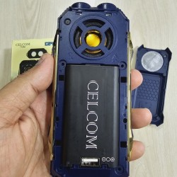 Celcom C2402 Power Bank Phone 8000mAh Dual Sim Blue