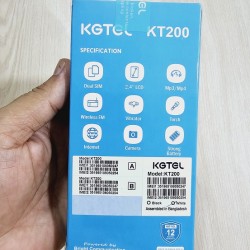 Kgtel KT200 Feature Phone Dual Sim White