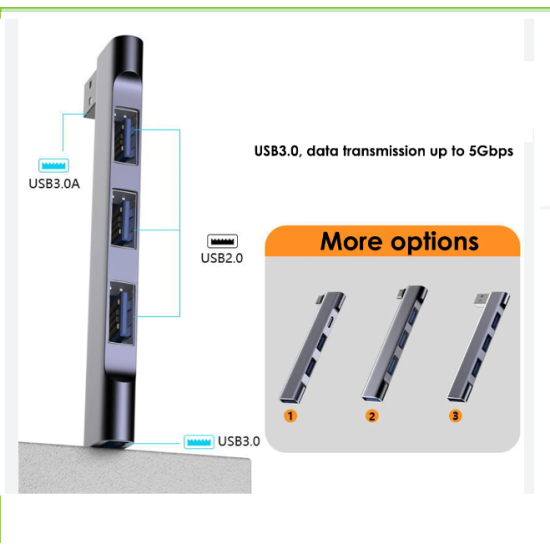 USB Docking Station USB HUB for Laptop PC USB 3.0