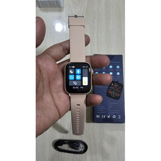 Colmi P71 Smart Watch Bluetooth Voice Calling Gold