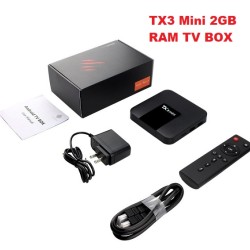 TX3 Mini Android TV Box 2GB RAM 16GB ROM Android 10 WIFI Plays tore