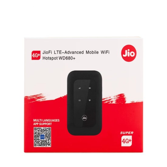 Jio WD680 4G WiFi Sim Pocket Router