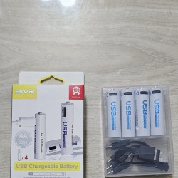 AiVR AA Rechargeable Battery 2550mAh Charger Battery 4pc