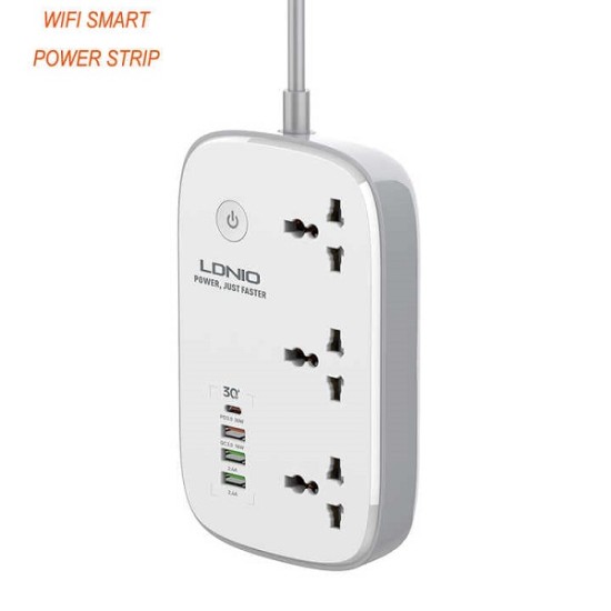 LDNIO WIFI Smart Power Strip PD 30W Apps Control