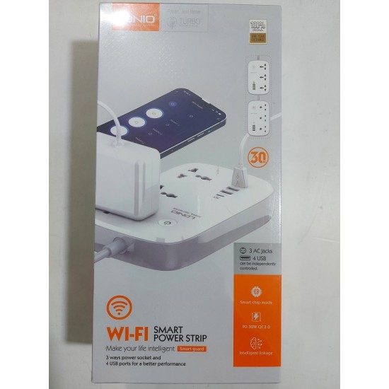 LDNIO WIFI Smart Power Strip PD 30W Apps Control