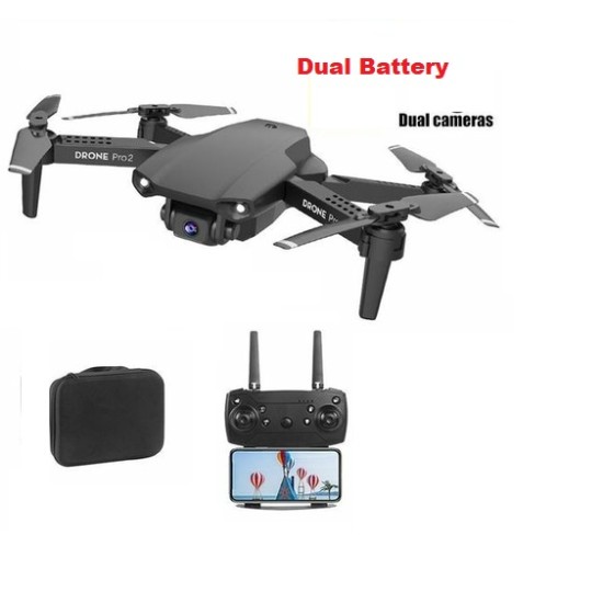 E99 PRO 4K WiFi Drone Dual Camera Dual Battery Foldable Drone