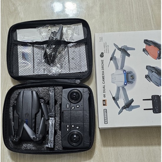 E99 PRO 4K WiFi Drone Dual Camera Dual Battery Foldable Drone