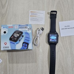 Smart2023 C005 GPS Calling Kids Watch With Camera Black
