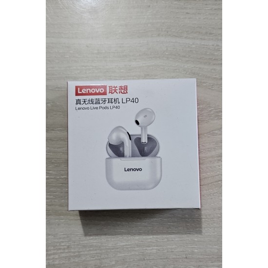 Lenovo LP40 TWS Bluetooth Earbuds Black