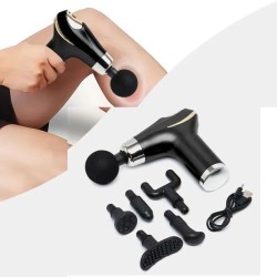 CY-002 Compact Power Body Massager With 6 Head