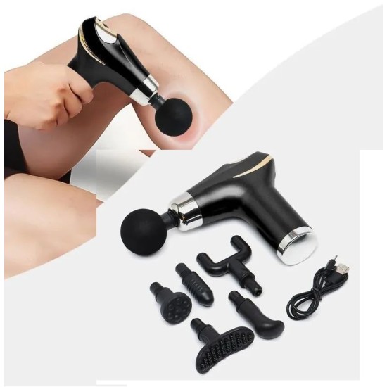 CY-002 Compact Power Body Massager With 6 Head