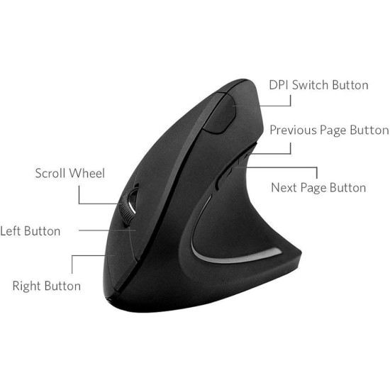 Ergonomic Wireless Mouse