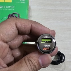 Hoco Z53A Car charger 30W With Type-C Cable