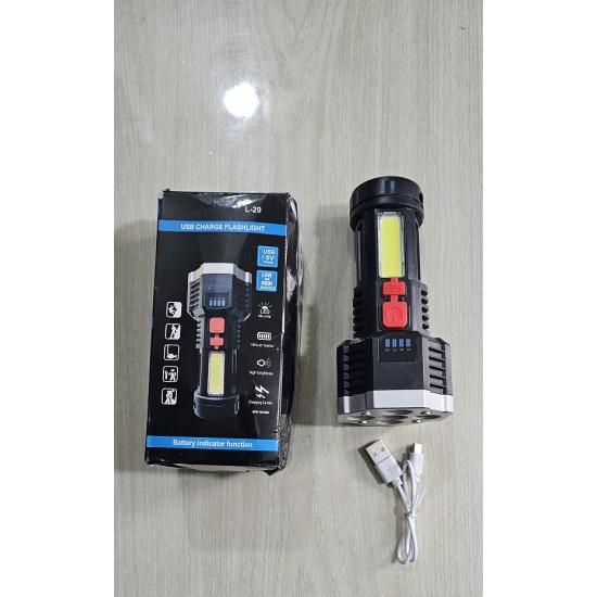 L29 Flashlight COB Rechargerable 5 LED Light