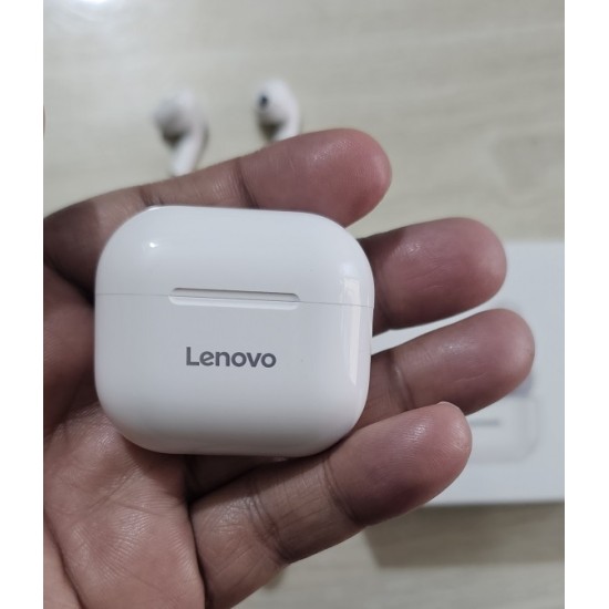 Lenovo LP40 TWS Bluetooth Earbuds White