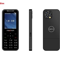 Maximus MB40 Pro Max Super Slim 4 Sim Phone Black