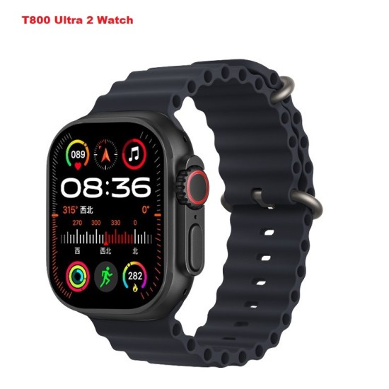 T800 Ultra 2 Smartwatch Bluetooth Calling Series 9 Black