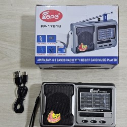 Epe Fp-1781U Radio With Usb Music Torch Rechargeable