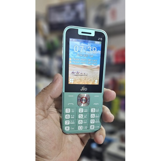 Jio J15 Pro Max Dual SIM 1400mAh Feature Phone-Green