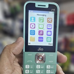 Jio J15 Pro Max Dual SIM 1400mAh Feature Phone-Green