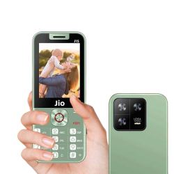 Jio J15 Pro Max Dual SIM 1400mAh Feature Phone-Green