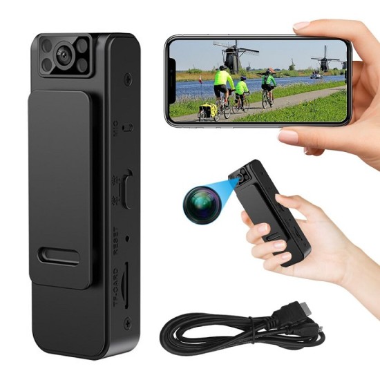 L8 Mini Clip Body Camera HD 1080P Night Vision