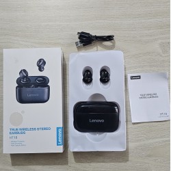 Lenovo HT18 TWS Bluetooth Wireless Earphones Black