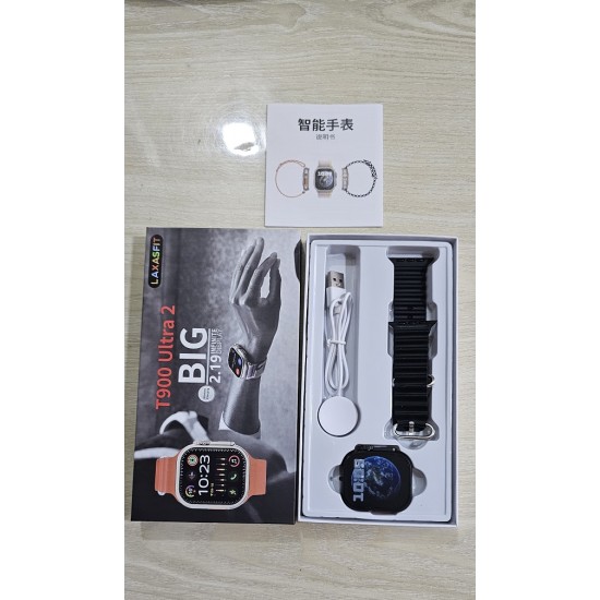 T900 Ultra 2 Smartwatch Bluetooth Calling Series 9 Black