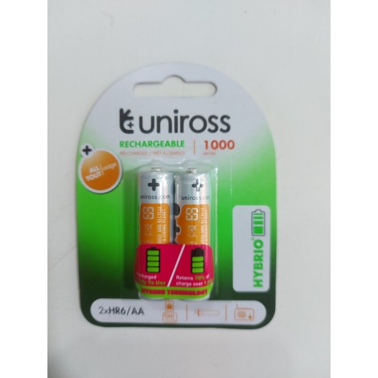 Uniross Rechargeable AA Hybrio Battery - Original
