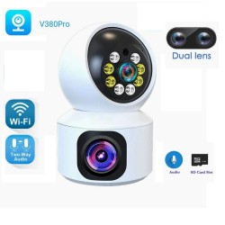 V380 Pro Dual Lans Wifi Camera 1080p Rotatable 360