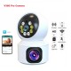 V380 Pro Dual Lans Wifi Camera 1080p Rotatable 360