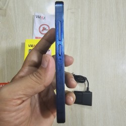 Vmax V16 Ultra Max Touch Button Phone Dual Sim Warranty Blue