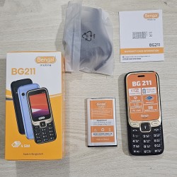 Bengal BG211 4 Sim Feature Mobile Phone Black