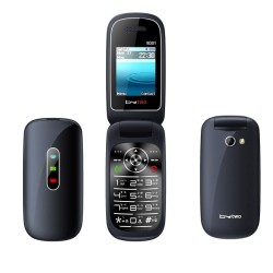 Bytwo B301 folding Flip Mobile Phone Magic Voice Black