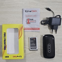 Bytwo B301 folding Flip Mobile Phone Magic Voice Black