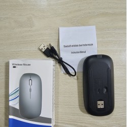 Dual Mode Wireless Bluetooth Mouse Rechargeable RGB