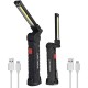 Rechargeable LED Work Lights Flashlight with COB Magnet Waterproof