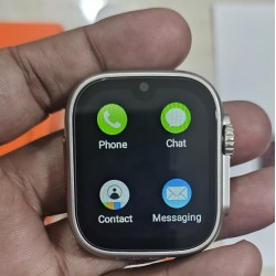 S9 Ultra 5G Video Calling Android Smart Watch 4GB RAM 64GB ROM Dual Camera Single Sim Wifi Playstore 