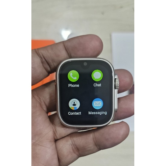 S9 Ultra 5G Video Calling Android Smart Watch 4GB RAM 64GB ROM Dual Camera Single Sim Wifi Playstore 