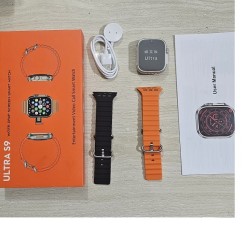 S9 Ultra 5G Video Calling Android Smart Watch 4GB RAM 64GB ROM Dual Camera Single Sim Wifi Playstore 